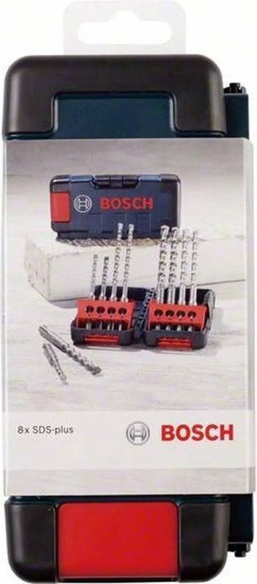 Bosch SDS-plus Tough-Box Boren - 8-delig