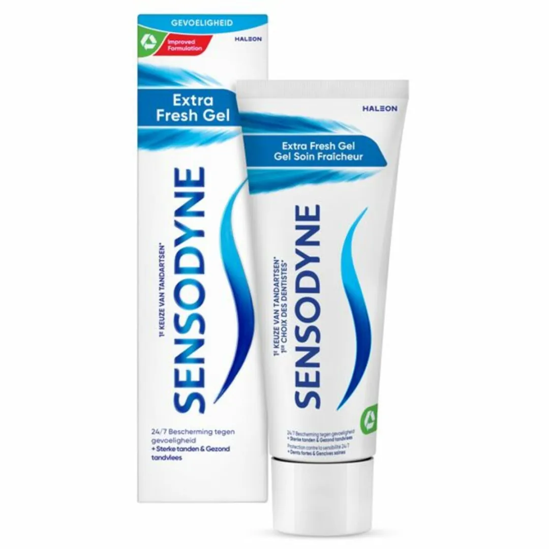 Sensodyne Tandpasta Extra Fresh Gel 75ml - 10 Stuks
