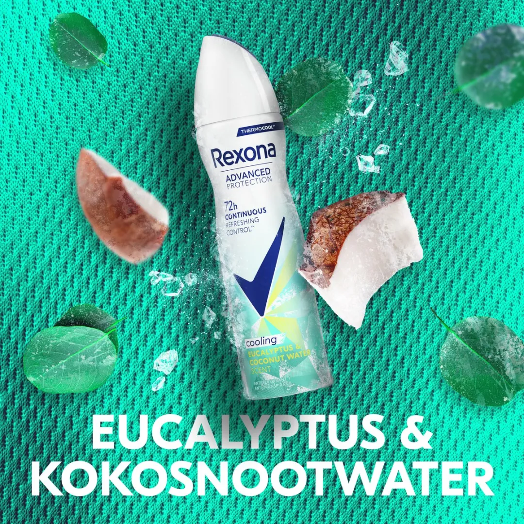 Rexona Women Advanced Protection Thermocool Anti-Transpirant Spray Eucalyptus & Coconutwater - 6x150ml