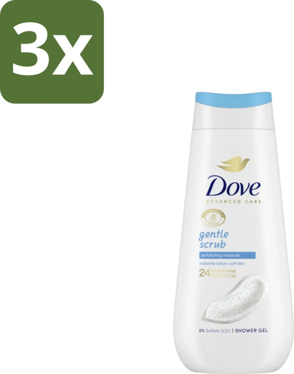 Dove Advanced Care Gentle Scrub Douchegel 225ml