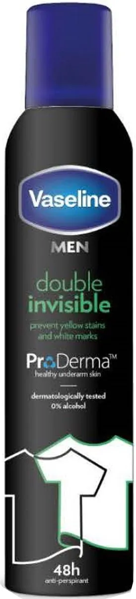 Vaseline Men Double Invisible Deo Spray 250ml