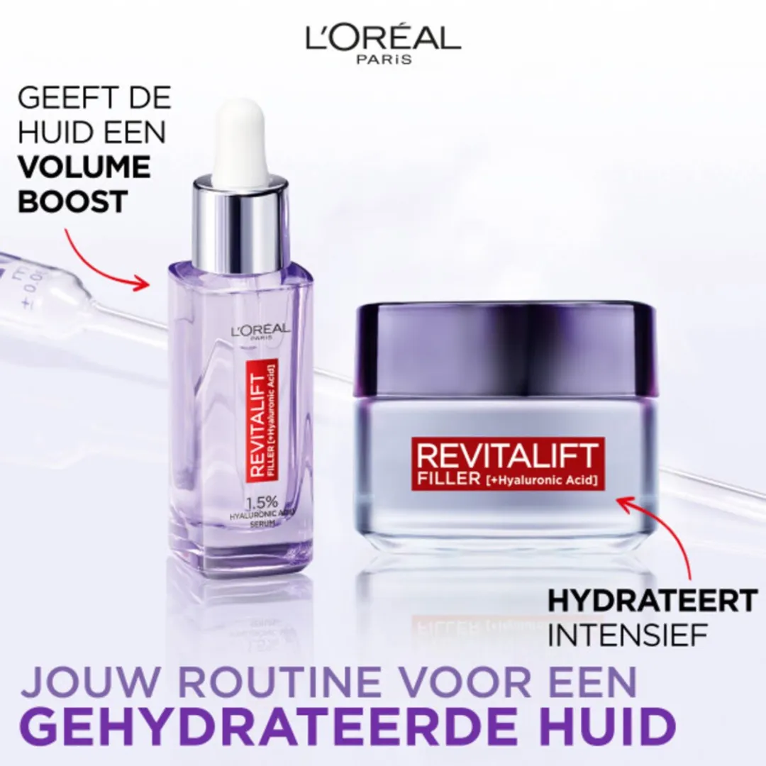 L'Oréal Paris Revitalift Filler Dagcrème 50ml - Hyaluronzuur