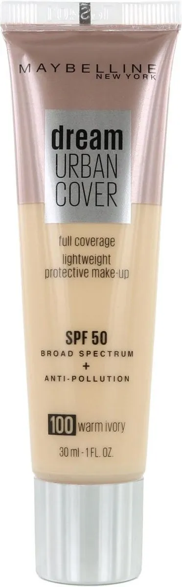 Maybelline Dream Urban Cover Foundation 100 Warm Ivory