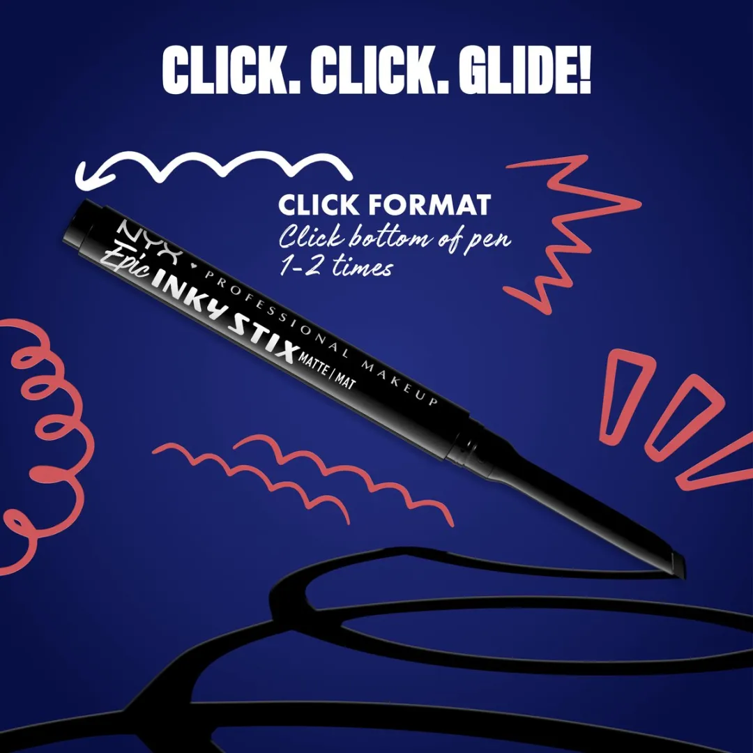 NYX Epic Inky Stix Eyeliner Black Screen 1g
