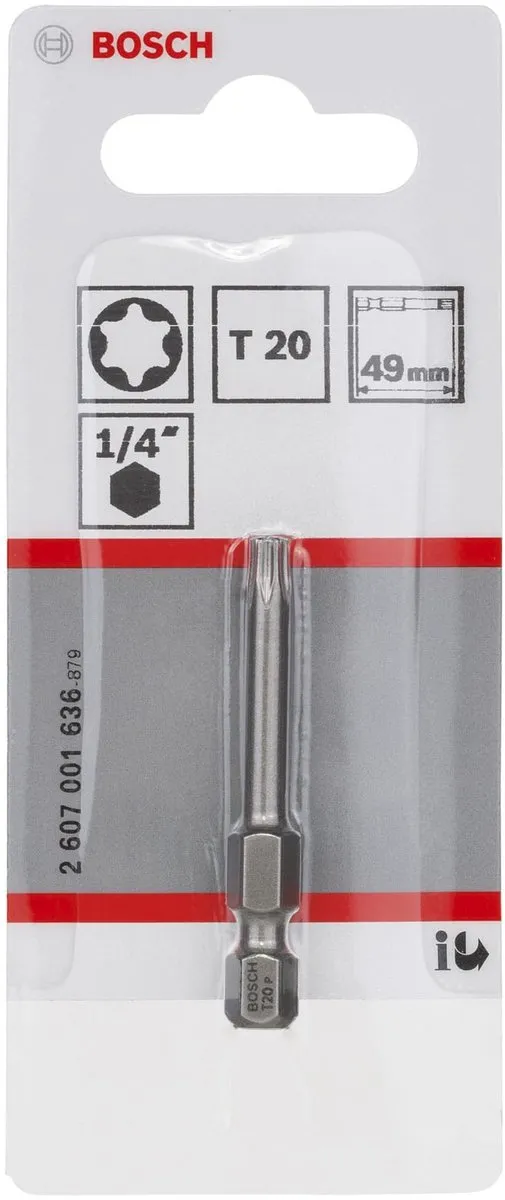 Bosch Bit T20 Extra-hard 49mm - Metaal