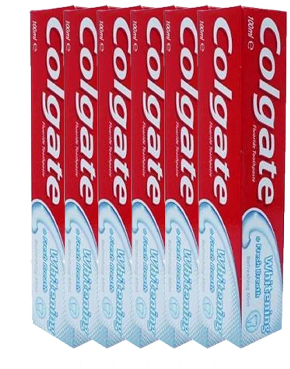 Colgate Whitening Tandpasta 6x100ml