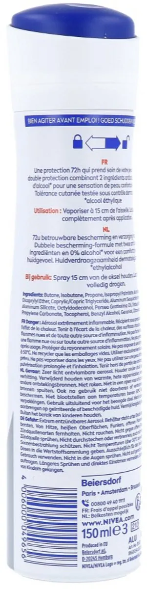 NIVEA Dry Comfort Anti-Transpirant Spray 150ml