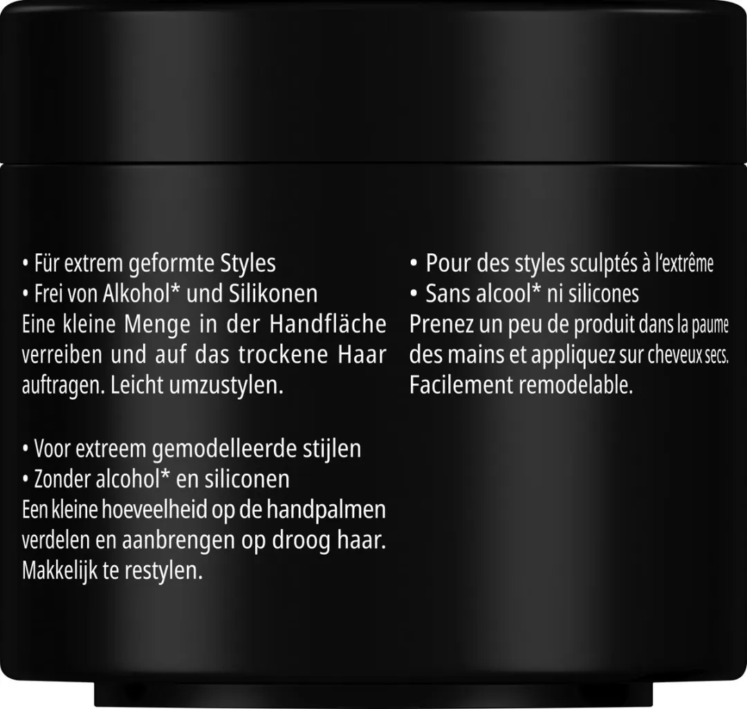 SYOSS Power Hold Styling Paste - 900ml (6x150ml) - Glanzende finish