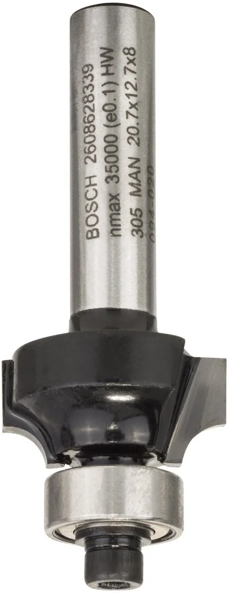 Bosch Afrondprofielfrezen 8mm R1 4mm