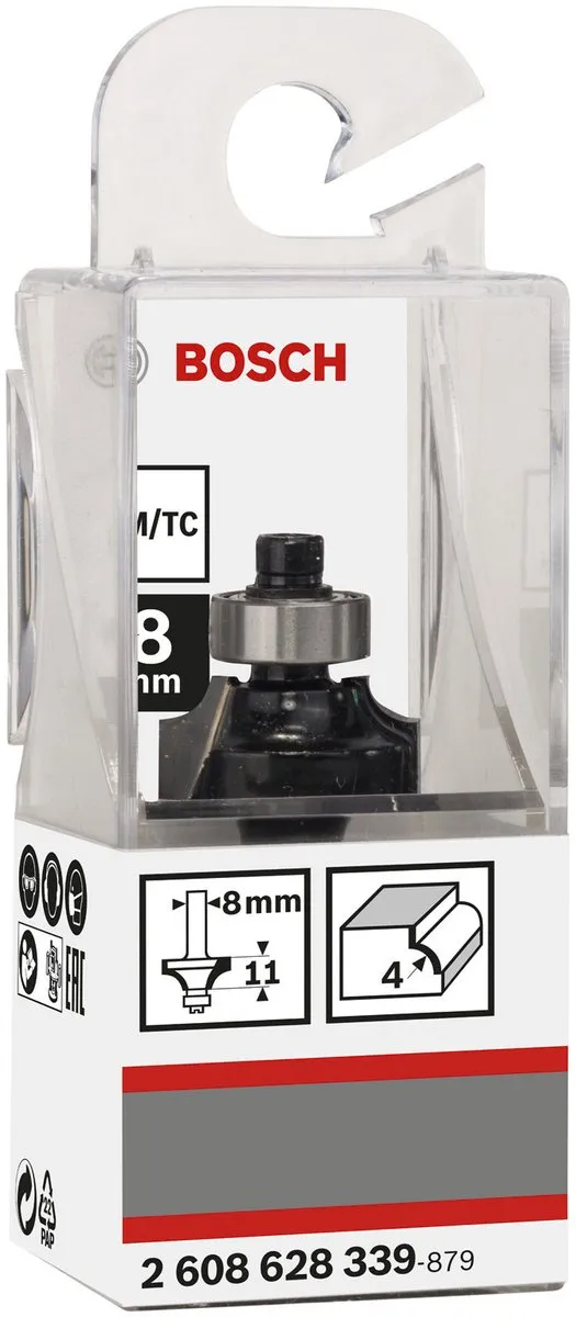 Bosch Afrondprofielfrezen 8mm R1 4mm