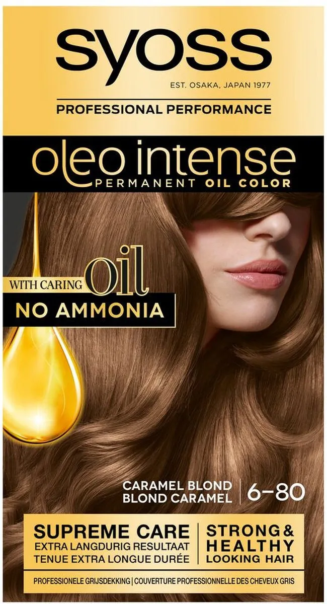 SYOSS Oleo Intense Haarverf 6-80 Caramelblond
