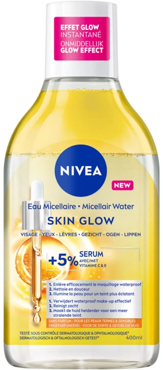 NIVEA Micellair Water Serum Verrijkt Stralend 2000ml - 5x400ml