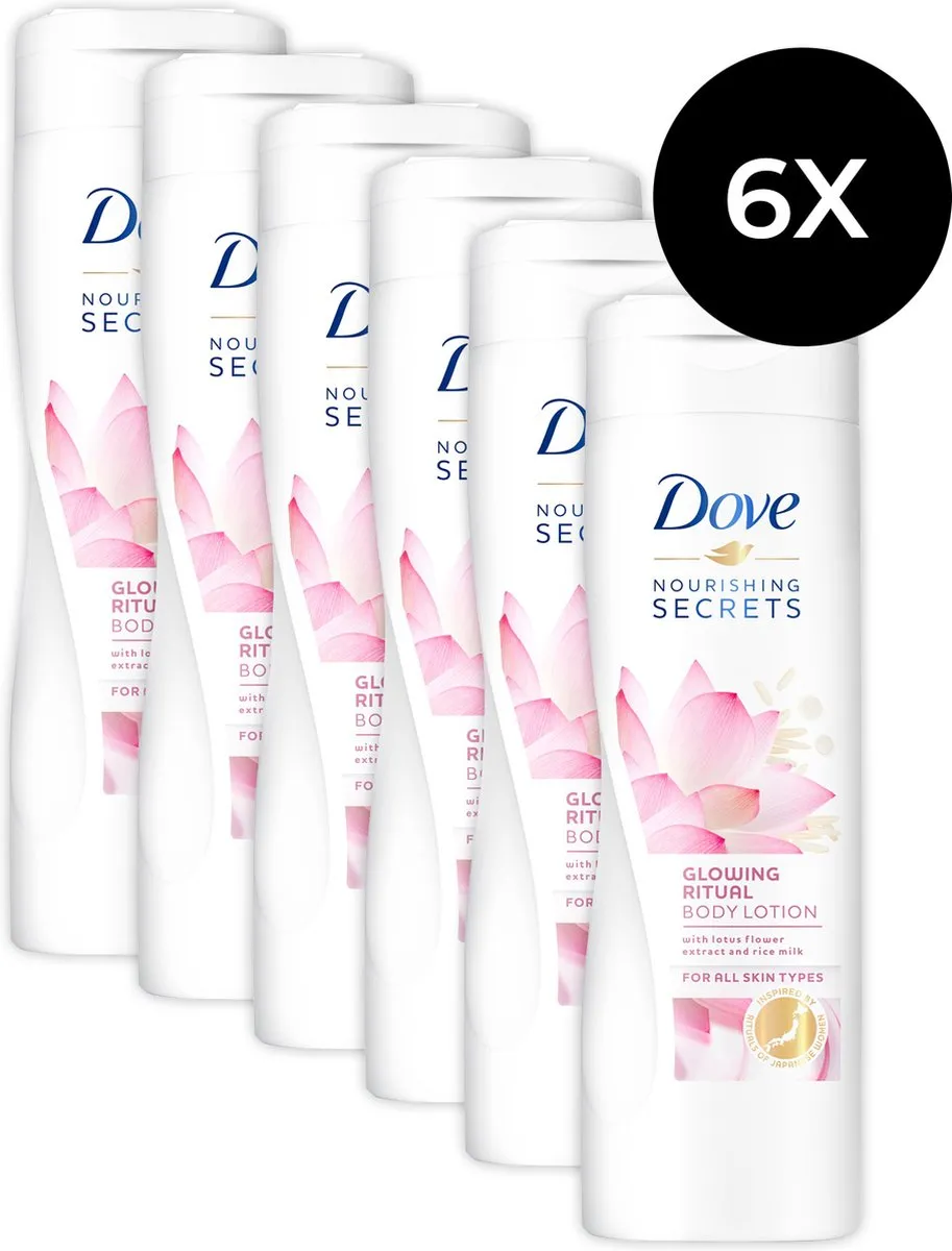 Dove Nourishing Secrets Glowing Ritual Bodylotion 250ml - 6 Stuks