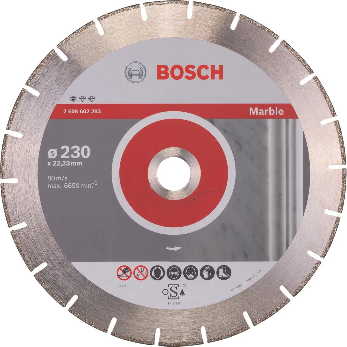 Bosch Diamantdoorslijpschijf Standard Marble 230mm