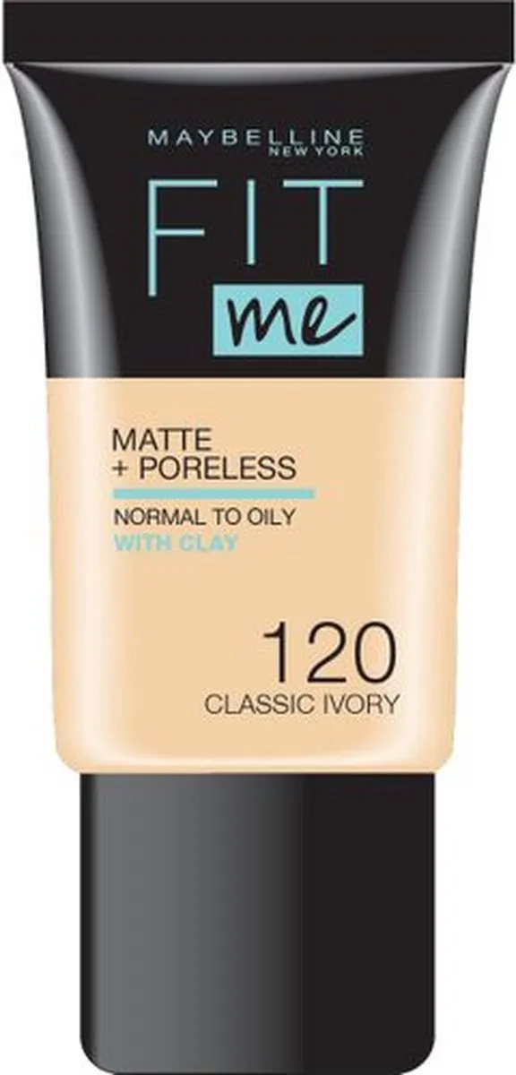 Maybelline Fit Me Matte + Poreless Foundation 120 Classic Ivory