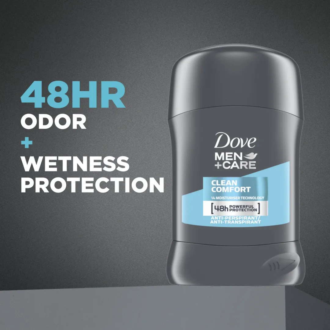 Dove Men+Care Clean Comfort Deo Stick - 3x50ml