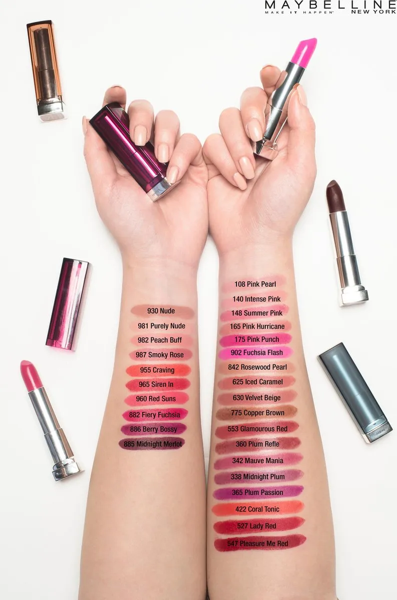 Maybelline Color Sensational Lippenstift 547 Pleasure Me Red - 4ml