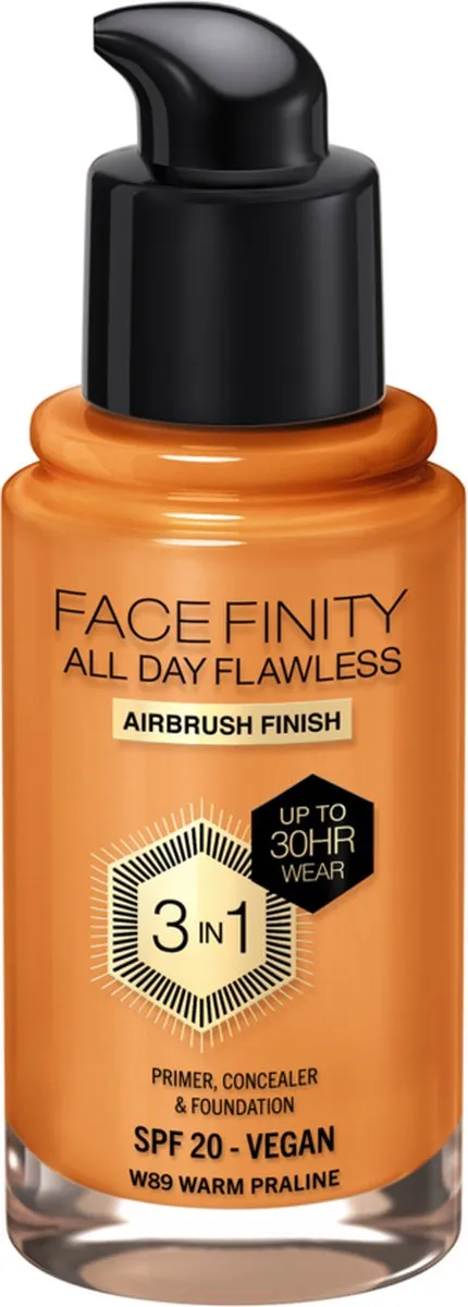 Max Factor Facefinity Foundation W89 Warm Praline - 30ml