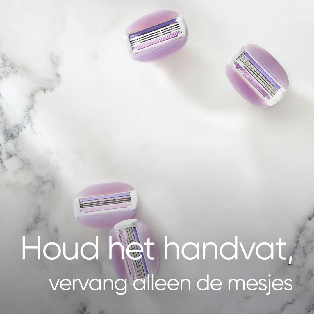 Gillette Venus Comfortglide Breeze Scheermesjes - 10 Stuks - Paars