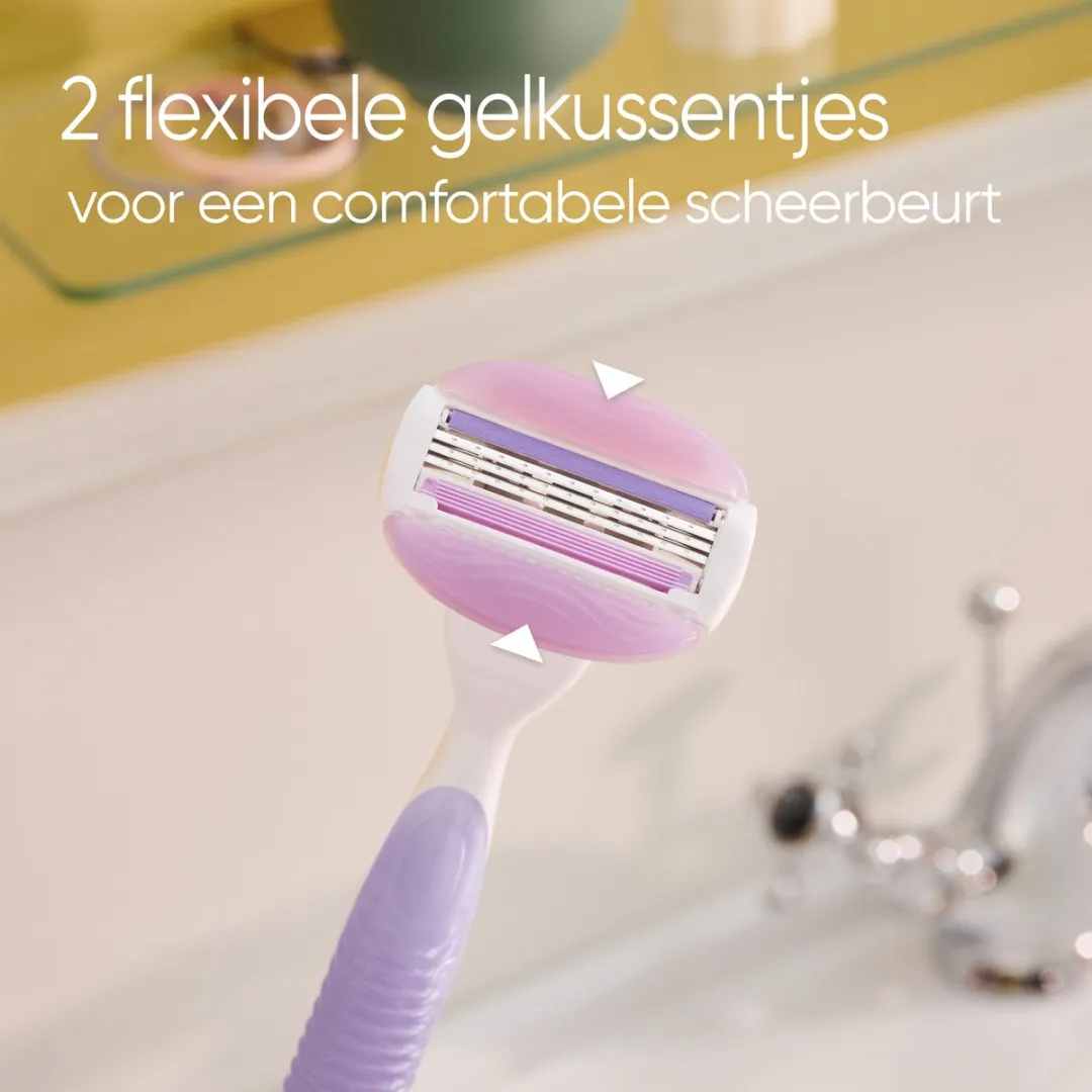 Gillette Venus Comfortglide Breeze Scheermesjes - 10 Stuks - Paars