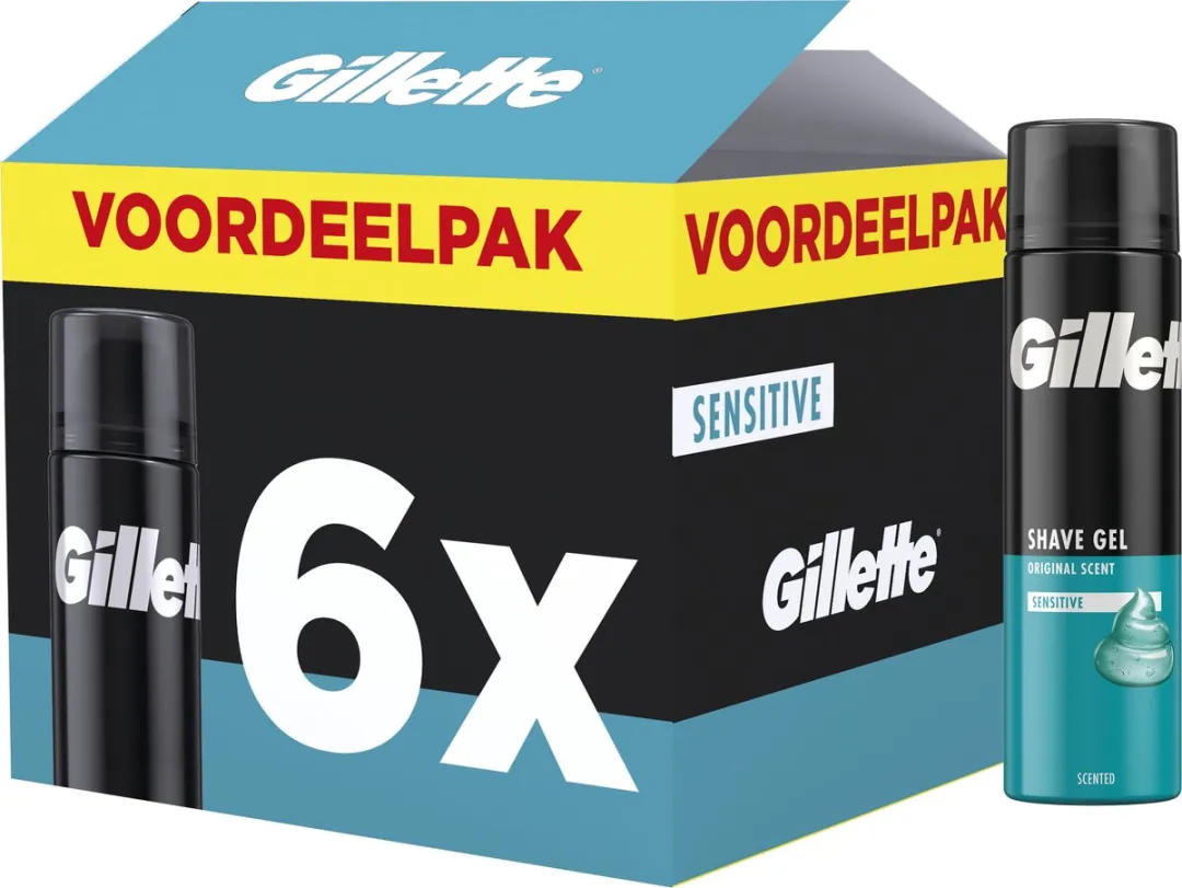 Gillette Classic Sensitive Scheergel 200ml