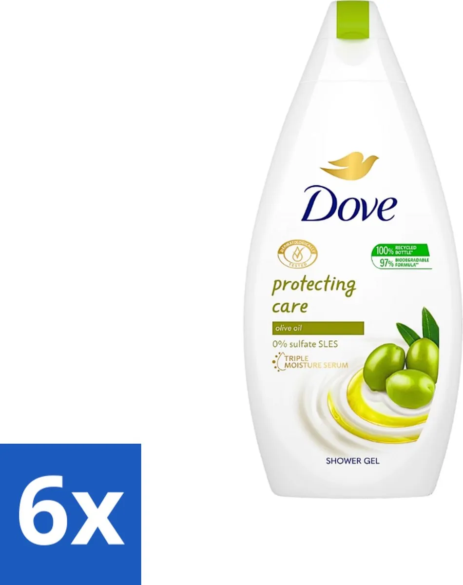 Dove Protecting Care Douchegel 450ml - 6 Stuks