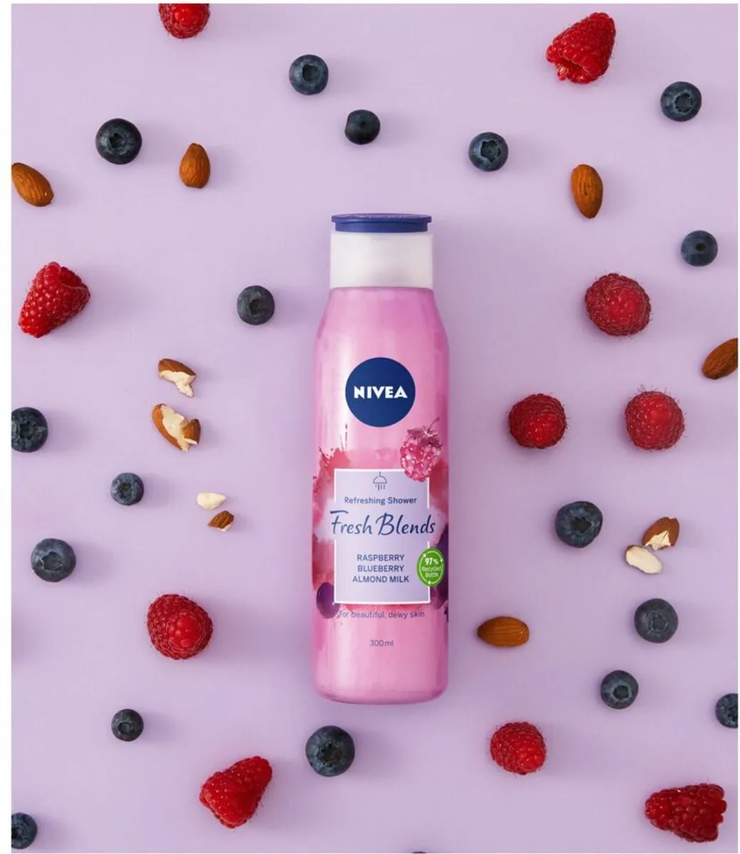 NIVEA Fresh Blends Douchegel Raspberry 300ml
