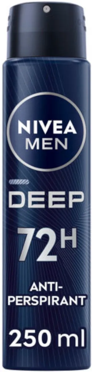 NIVEA Men Deep Dry & Clean Feel Deo Spray 250ml