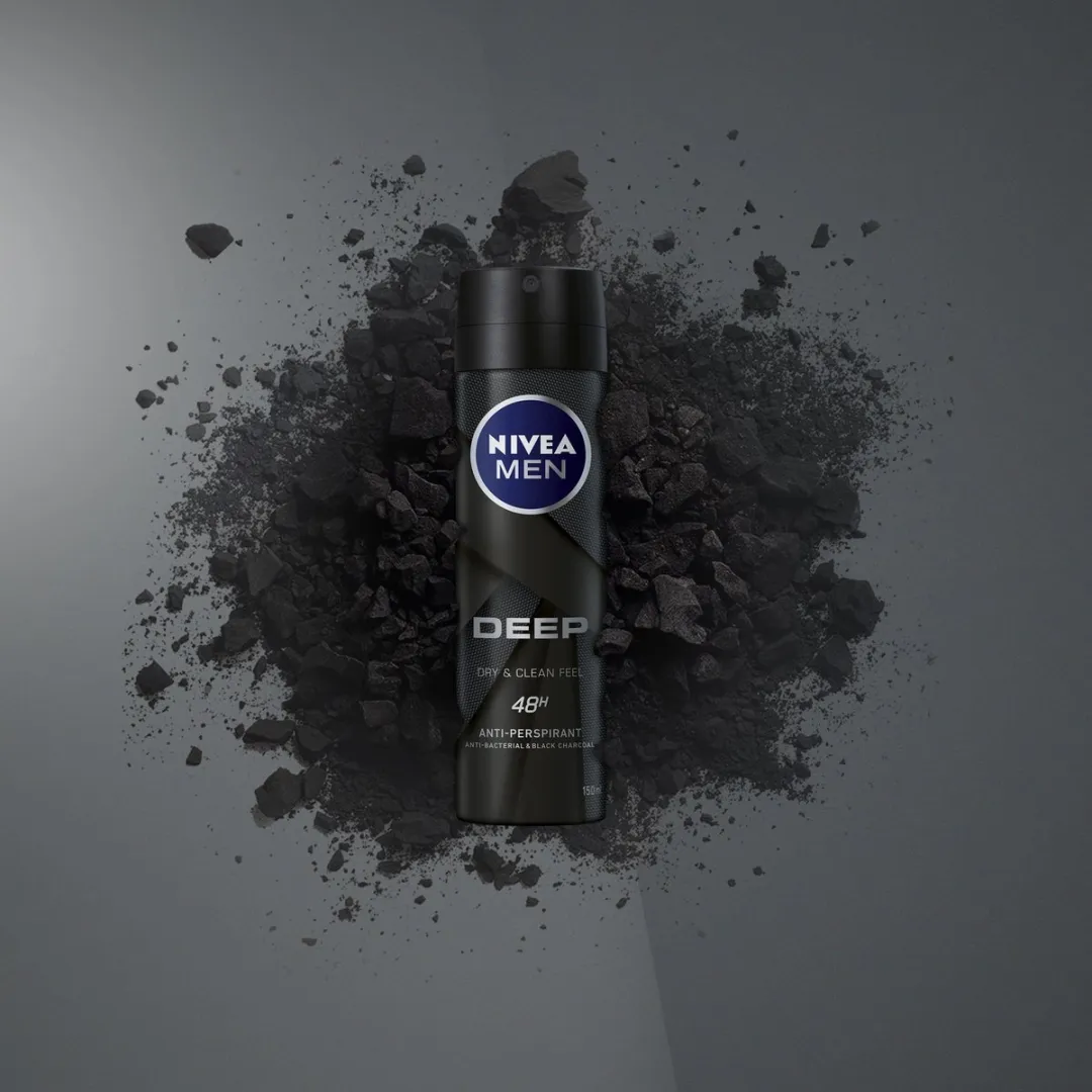 NIVEA Men Deep Dry & Clean Feel Deo Spray 250ml