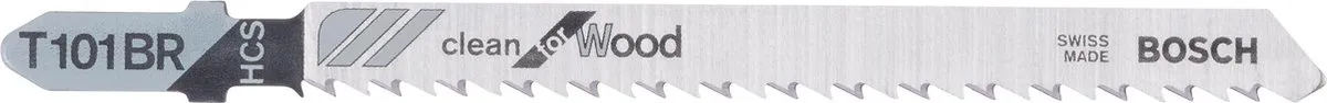 Bosch Decoupeerzaagblad T 101 BR Clean for Wood - 3 Stuks - afbeelding 6 van 6