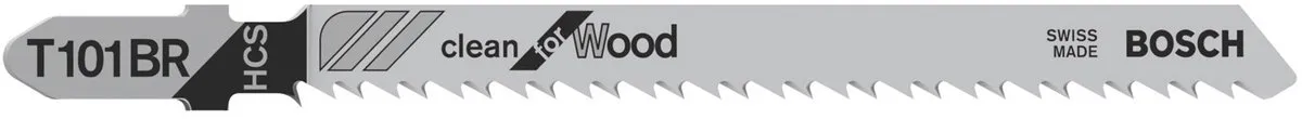 Bosch Decoupeerzaagblad T 101 BR Clean for Wood