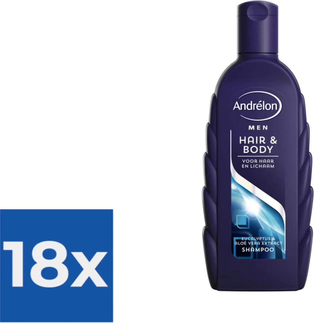 Andrélon Men Shampoo Hair & Body 300ml