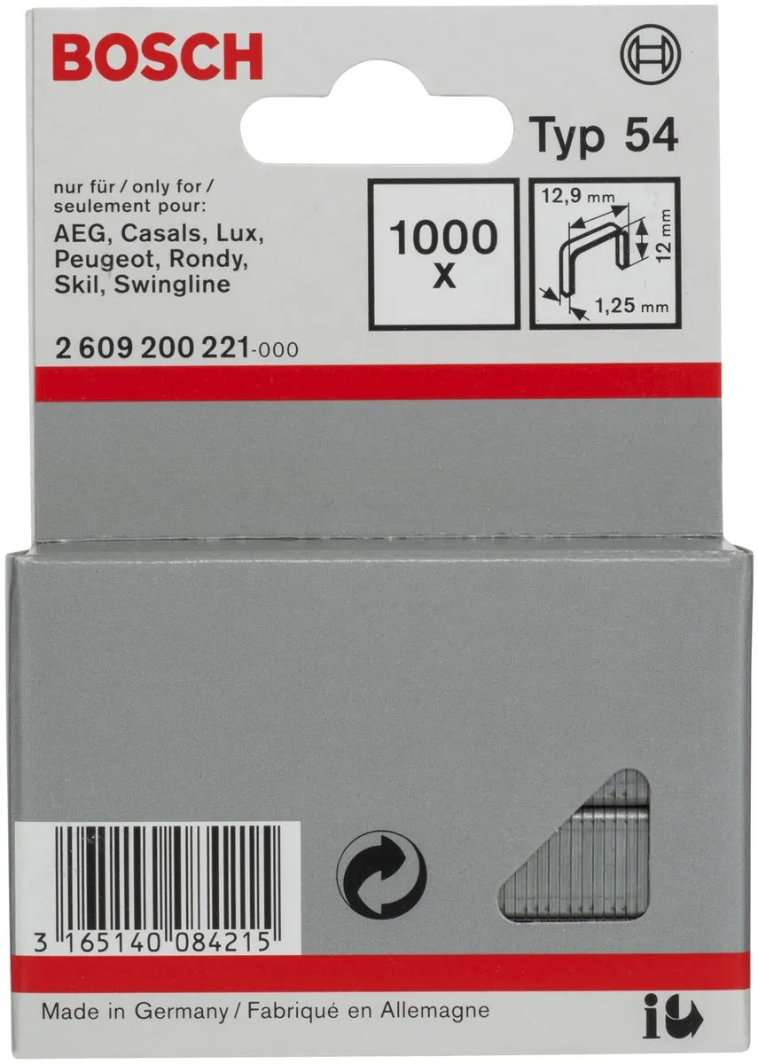 Bosch Draadmoeren M5 12,9x1,25 - 1000 Stuks