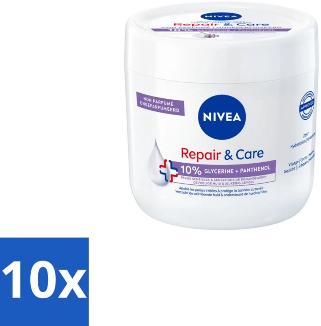 NIVEA Herstel & Verzorging Gevoelig Bodycrème 400ml