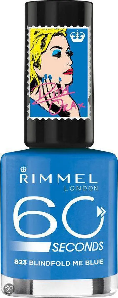 Rimmel London 60 Seconds Nagellak 823 Blindfold Me Blue