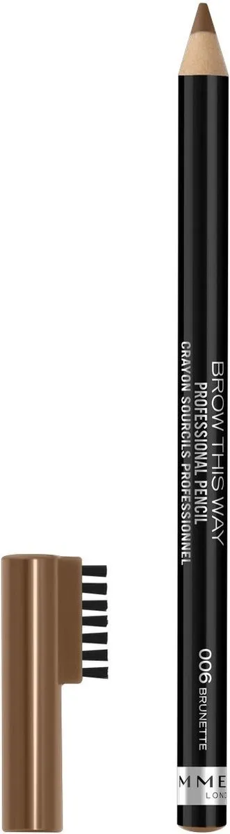 Rimmel London Brow This Way Wenkbrauwpotlood 006 Brunette