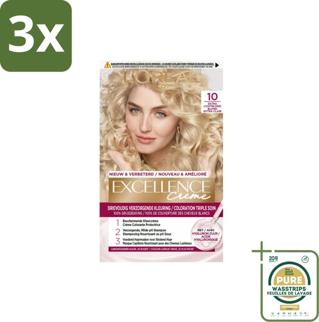 L'Oréal Paris Excellence Crème 10 Extra Lichtblond