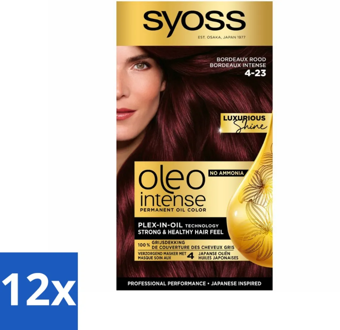 SYOSS Oleo Intense Haarverf 4-23 Bordeaux Rood