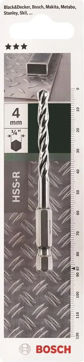 Bosch HSS-R Metaalboor 4mm