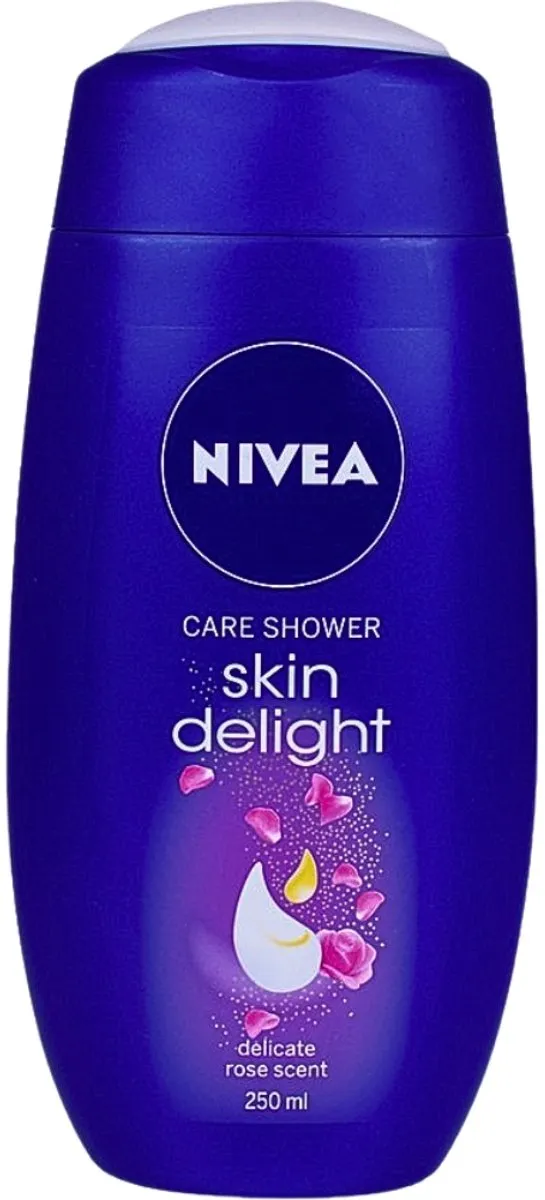 NIVEA Skin Delight Douchegel Delicate Rose 250ml - 6 Stuks