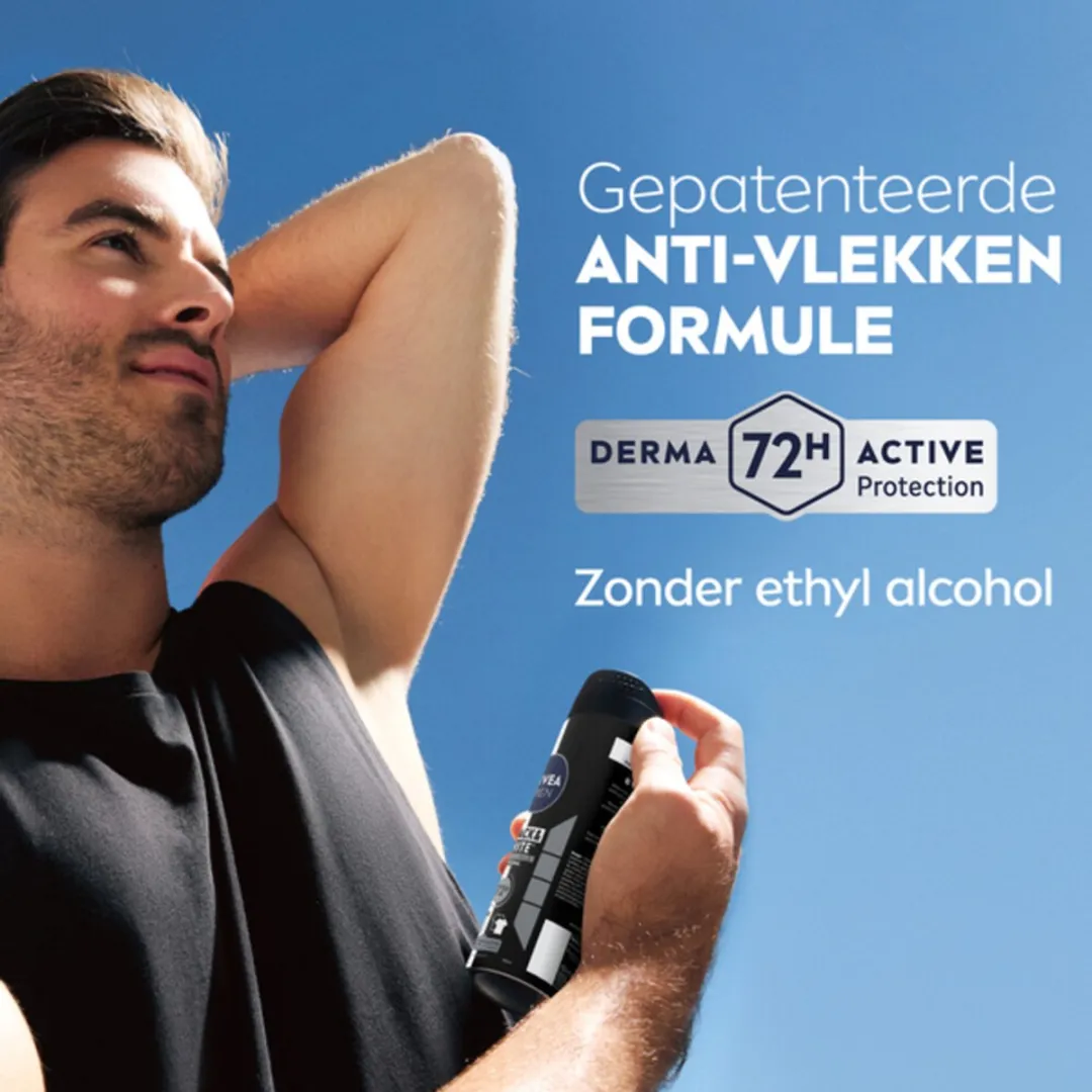 NIVEA MEN Invisible Deodorant Spray 150ml - 5 Stuks