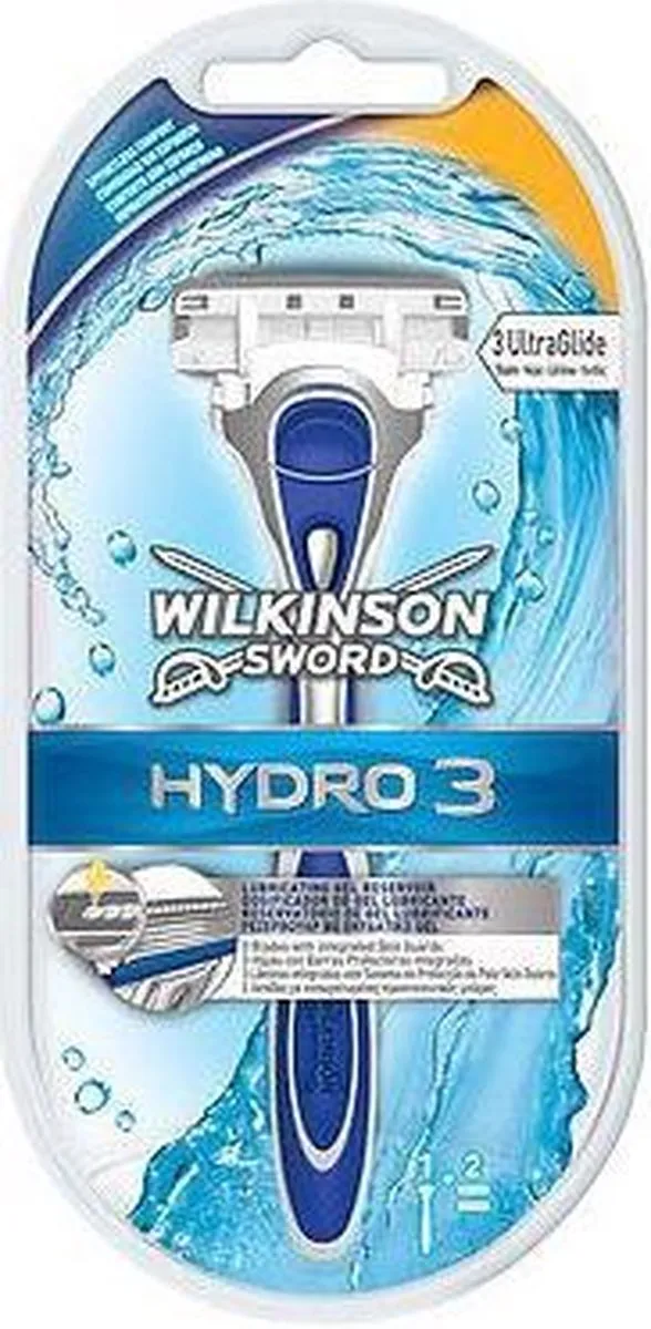 Wilkinson Sword Hydro 3 Scheerapparaat - Blauw/Grijs