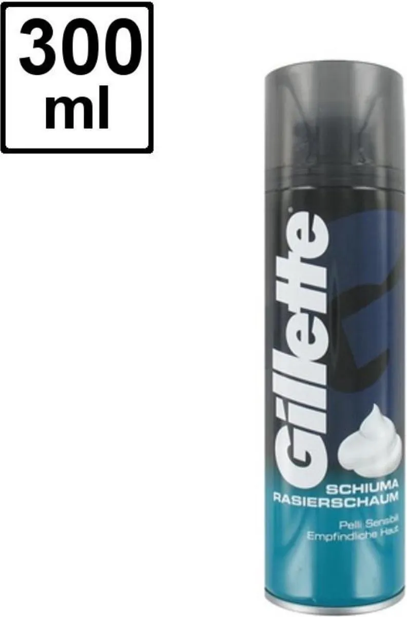 Gillette Basic Scheerschuim Gevoelige Huid 300ml
