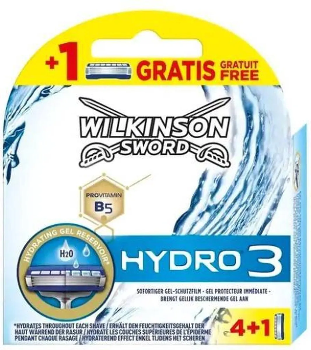 Wilkinson Sword Hydro 3 Men Scheermesjes - 5 Stuks