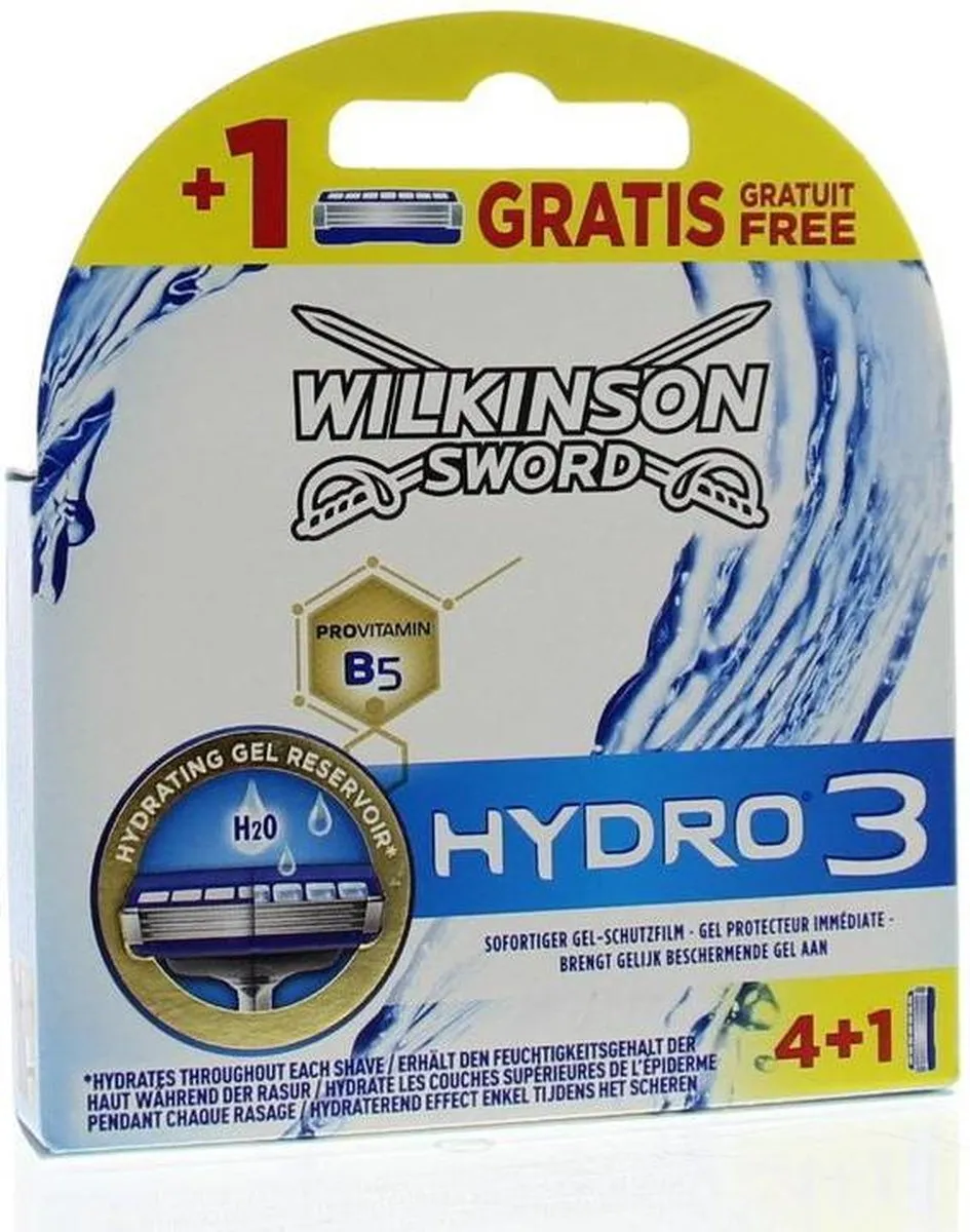 Wilkinson Sword Hydro 3 Men Scheermesjes - 5 Stuks