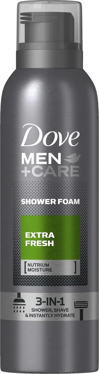 Dove Men+Care Extra Fresh Doucheschuim 200ml - 6 Stuks