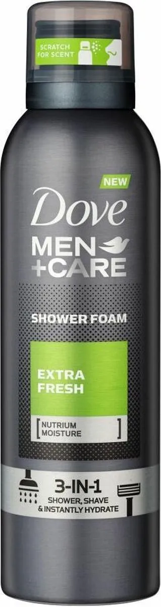Dove Men+Care Extra Fresh Doucheschuim 200ml - 6 Stuks