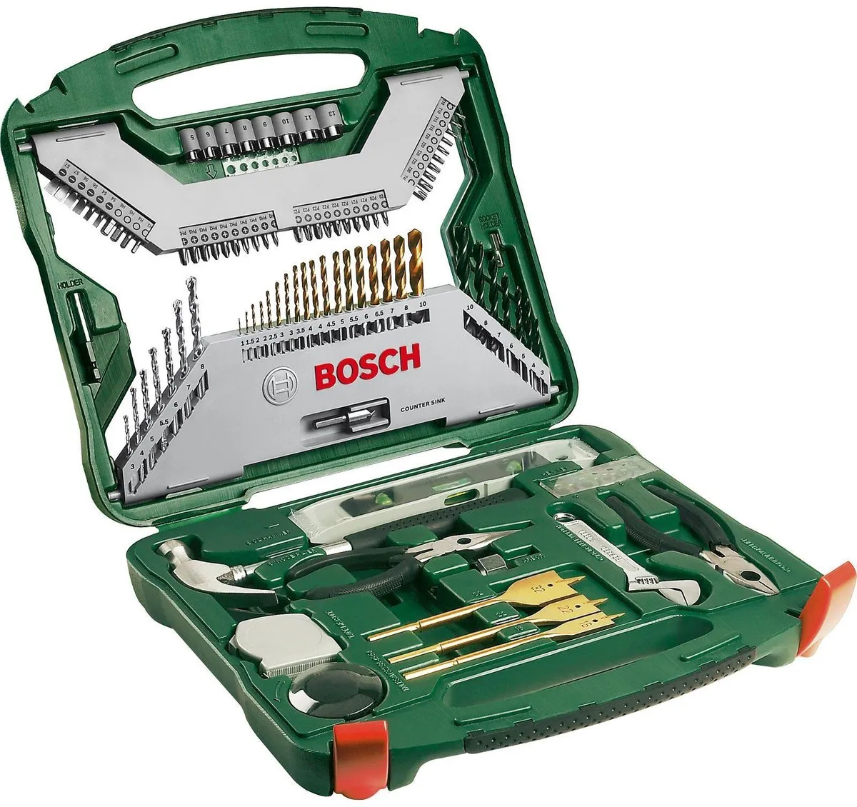Bosch X-Line Borenset 103-delig - Hout/metaal/steen