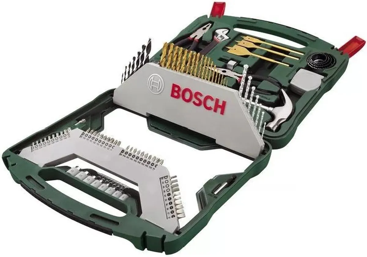 Bosch X-Line Borenset 103-delig - Hout/metaal/steen