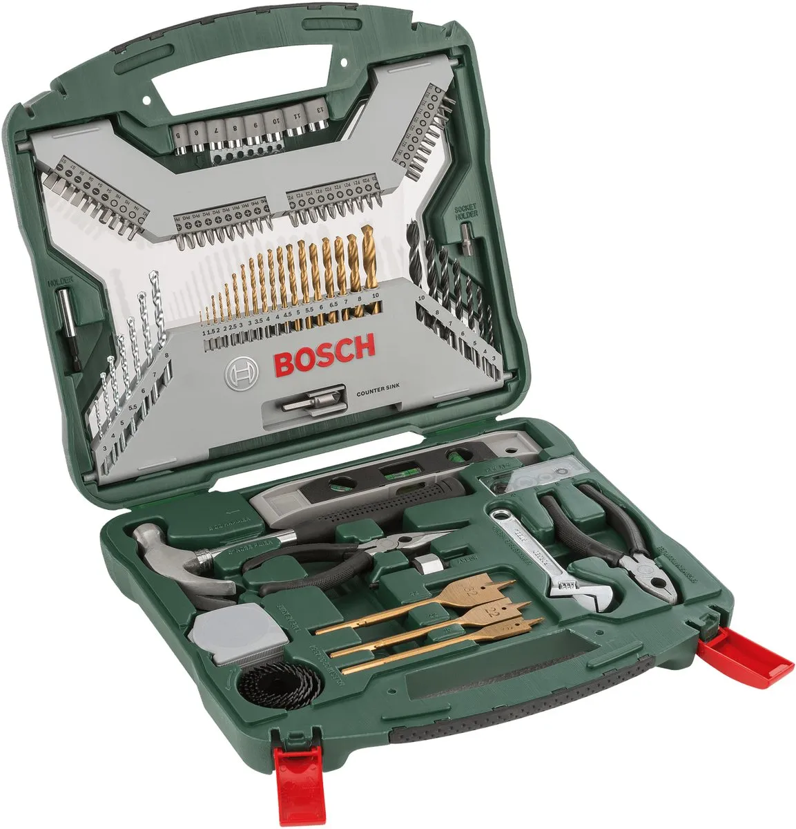 Bosch X-Line Borenset 103-delig - Hout/metaal/steen